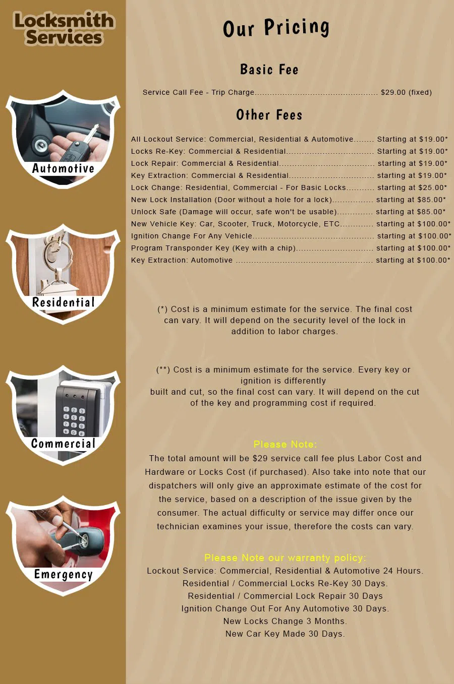 Estero FL Lock Key Store Estero, FL 239-908-6657